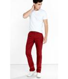 Express Men's Pants Bright Red Finn