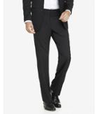 Express Mens Modern Producer Stretch Wool Blend Black