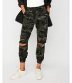 Express Womens Express One Eleven Destroyed Jogger Pant