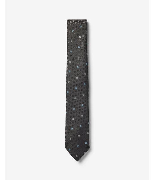 Express Mens Narrow Micro Floral Tie