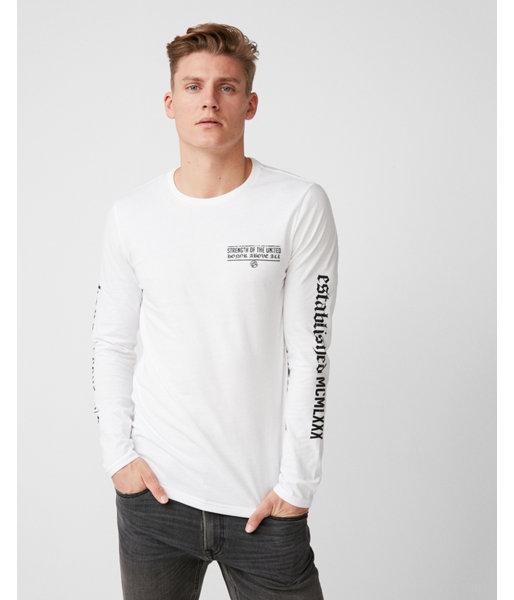 Express Mens Strength Crew Neck Graphic Tee