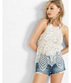 Express Crochet Cut-in Tank