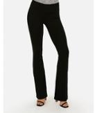 Express Womens Mid Rise Flare Leg Stretch Ponte Pant
