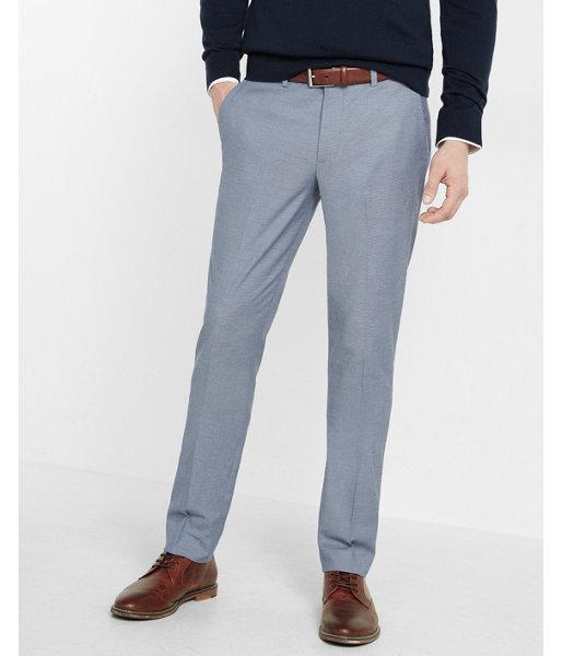 Express Mens Extra Slim Diamond Weave Dress Pant