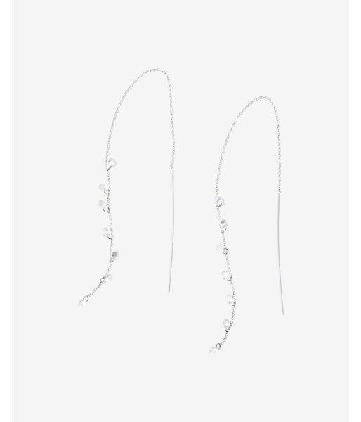 Express Floating Cubic Zirconia Threader Earrings