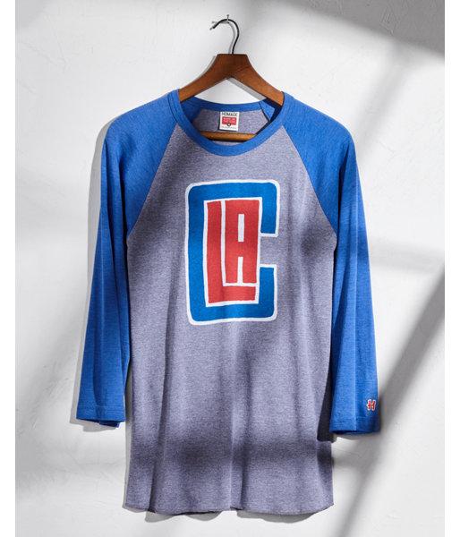 Express Mens Homage Los Angeles Clippers Raglan Tee