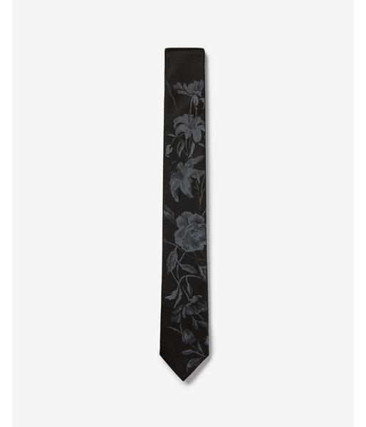 Express Mens Narrow Placed Floral Tie