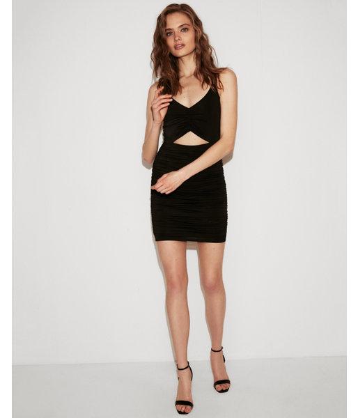Express Womens Cut-out Ruched  Dress