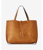 Express Street Level Reversible Tote With Wristlet