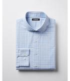Express Mens Extra Slim Check Stay Collar Cotton Dress