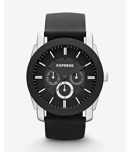Express Rivington Multi-function Watch - Black