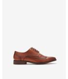 Express Mens Leather Cap Toe Wingtip Oxford