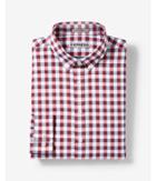 Express Mens Fitted Easy Care Checked Button-down Dress