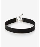 Express Faux Leather Choker Necklace