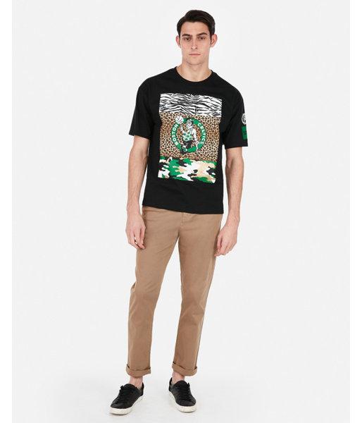 Express Mens Boston Celtics Nba Heavyweight Graphic Tee