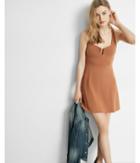 Express U-wire Sleeveless Fit And Flare Dress