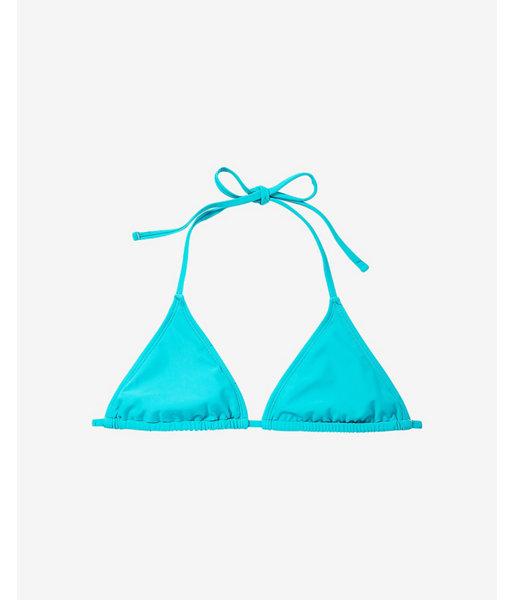Express Womens Aqua Adjustable Triangle Bikini