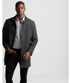 Express Herringbone Recycled Wool Topcoat