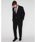 Express Mens Express Mens Slim Black Wool-blend Performance Stretch Tough