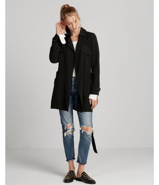Express Soft Self-tie Waist Trench Coat