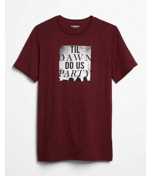 Express Mens Til Dawn Do Us Part Graphic Tee