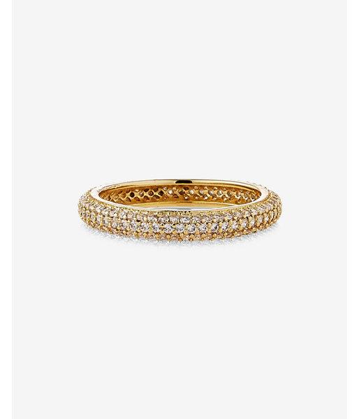 Express Womens Gold Pav Bracelet