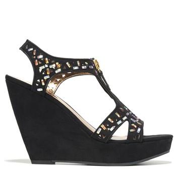 Carlos By Carlos Santana Women's Pirque Embellished Wedge Sandals 