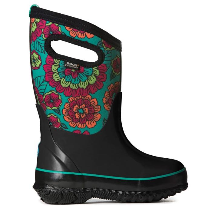 Bogs Kids' Classic Pansies Winter Boot Toddler/pre/grade School Boots 