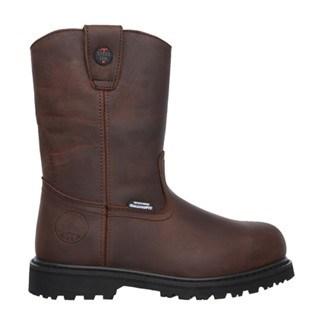 Skechers Work Men's Ruffneck Relaxed Fit Safety Toe Wellington Work Boots 