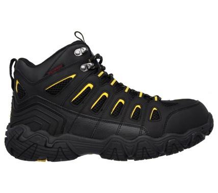 Skechers Work Men's Blais Bixford Memory Foam Waterproof Steel Toe Boots 