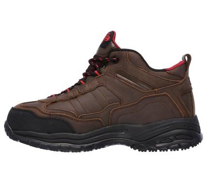 Skechers Work Men's Soft Stride Gilbe Wide Memory Foam Composite Toe Boots 