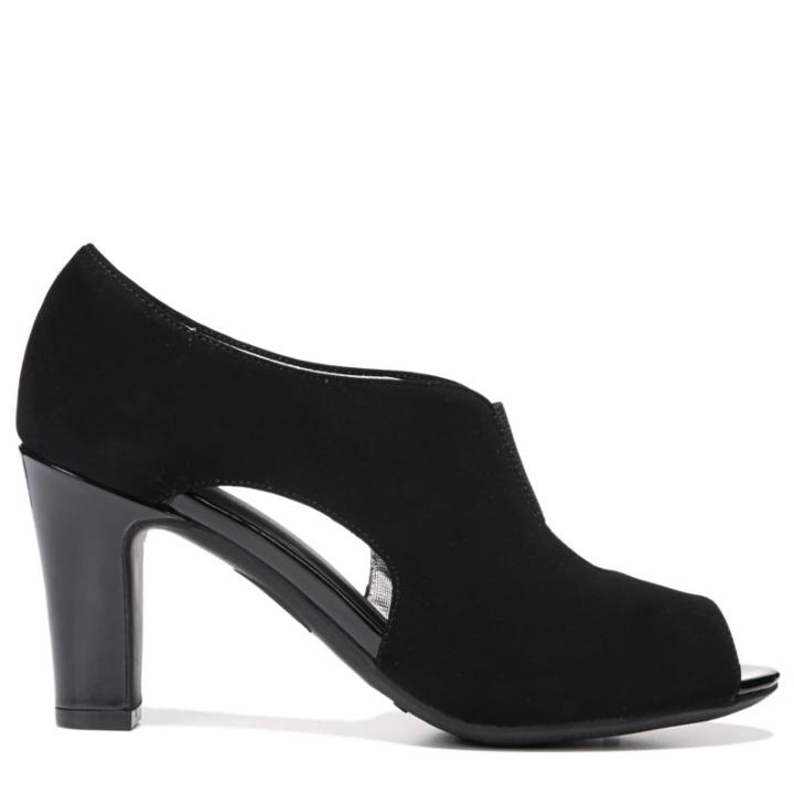 Lifestride Women's Carla Narrow/medium/wide Peep Toe Pump Shoes