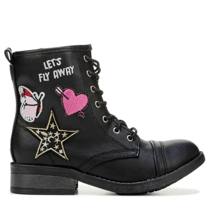 Steve Madden Kids' Jincomand Lace Up Boot Pre/grade School Boots 