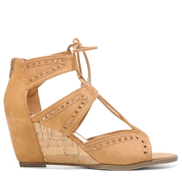 Madden Girl Women's Rally Lace Up Wedge Sandals 