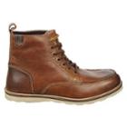 Crevo Men's Buck Moc Toe Lace Up Boots 