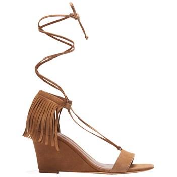 Carlos By Carlos Santana Women's Sandy Lace Up Wedge Sandals 