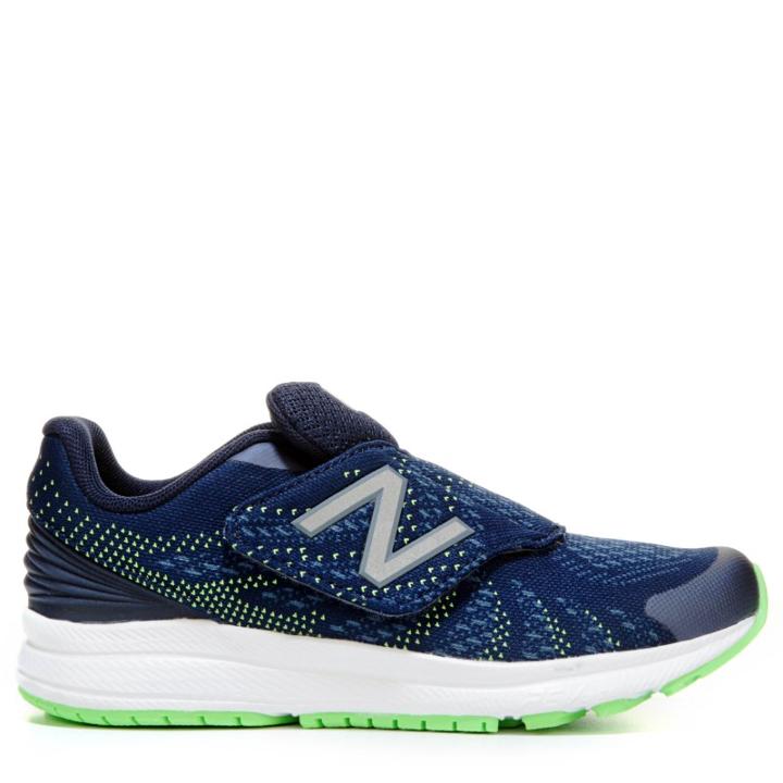 New Balance Kids' Rush Strap Medium/wide Running Shoe Preschool Shoes 