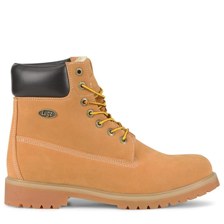 Lugz Men's Convoy Fleece Water Resistant Lace Up Boots 