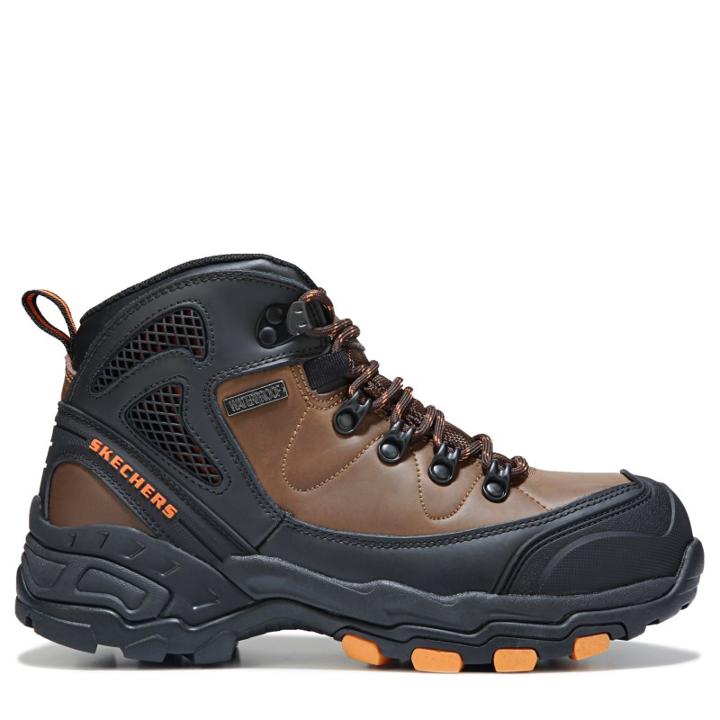 Skechers Work Men's Surren Waterproof Steel Toe Wide Work Boots 