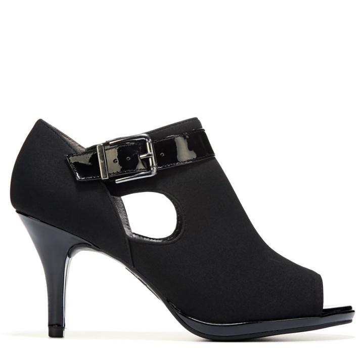 Lifestride Women's Vixen Peep Toe Booties 