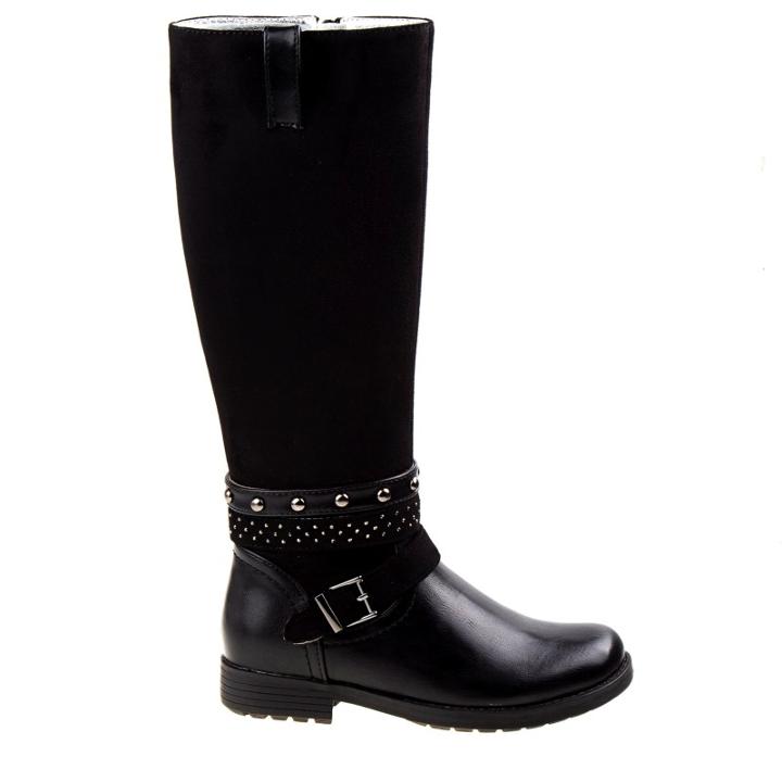 Kensie Girl Kids' Belted Knee High Riding Boot Pre/grade School Boots 