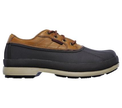 Skechers Work Men's Robards Moorcroft Memory Foam Slip Resistant Work Boots 