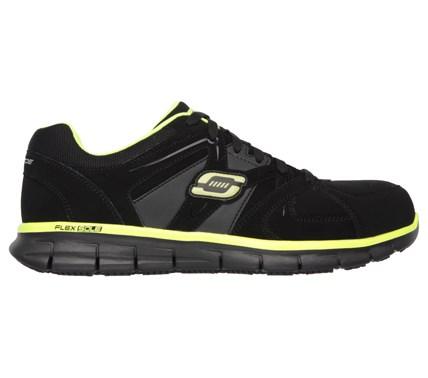 Skechers Men's Synergy Ekron Wide Alloy Toe Work Oxford Shoes 