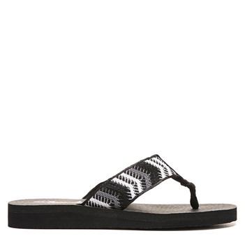 Skechers Cali Women's Meditation Long Board Crochet Thong Sandals 