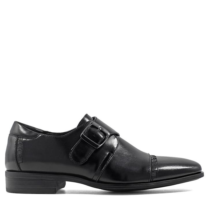 Stacy Adams Kids' Macmillian Cap Toe Monk Strap Pre/grade School Shoes 