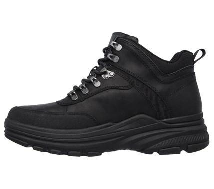 Skechers Men's Holdren Brenton Memory Foam Relaxed Fit Lace Up Boots 
