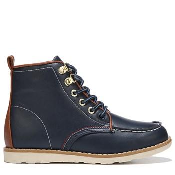 Tommy Hilfiger Kids' Aiden Signature Lace Up Boot Pre/grade School Boots 