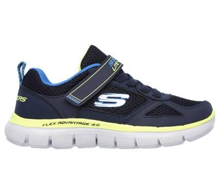 Skechers Kids' Flex Advantage 2.0 Power Sneaker Pre/grade School Shoes 