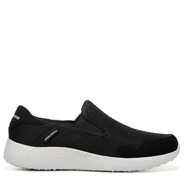 Skechers Men's Burst Just In Time Memory Foam Slip On Sneakers 