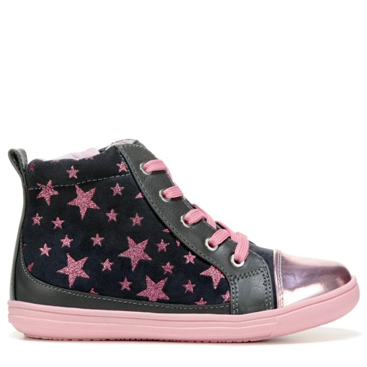 Rachel Shoes Kids' Lil Star High Top Sneaker Toddler/preschool Shoes 